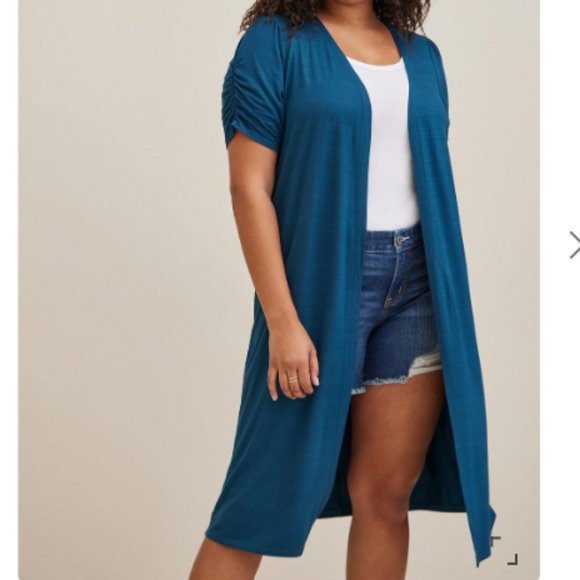 torrid Sweaters - NWT Duster Fit N Flare Short Sleeve Sweater